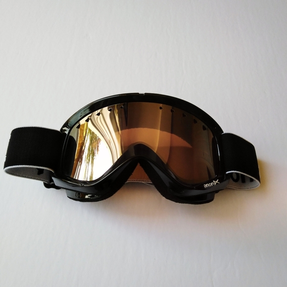 ANON Helix men's ski goggle black with spare lens - Picture 3 of 8